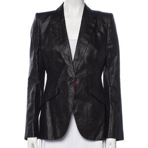 NWT ALEXANDER MCQUEEN 2019 Collection by Sarah Burton Black Blazer 6 US / 42 IT